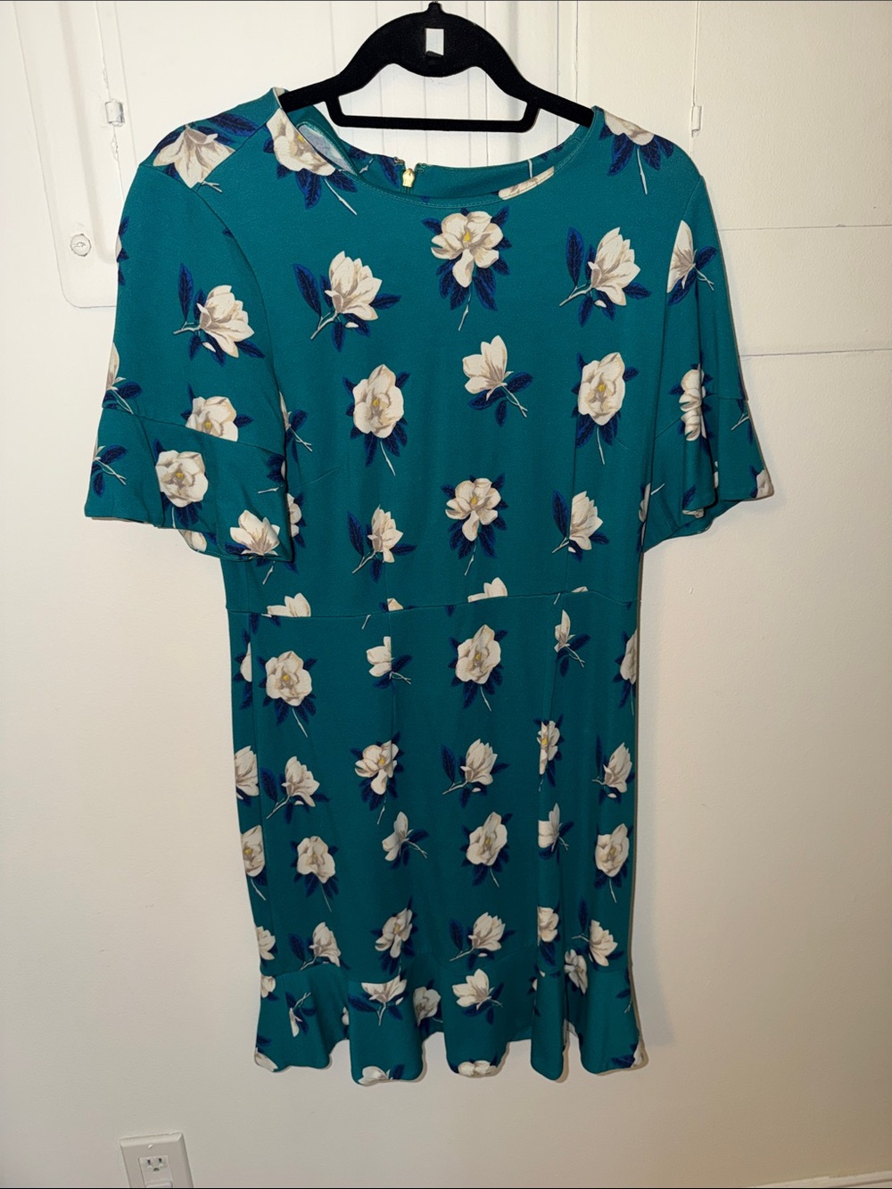 Draper James Floral A-Line Dress with White Flowers
